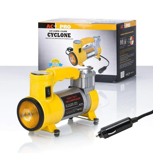 Compresor auto profesional Cyclone, 12V, 150 PSI, 35L/min, cu lanterna