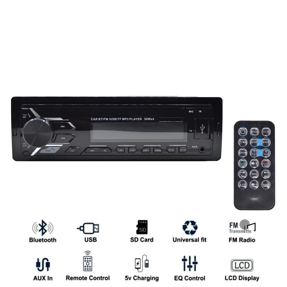 Radio MP3 Auto 8255, Bluetooth, FM, USB, SD Card, Aux