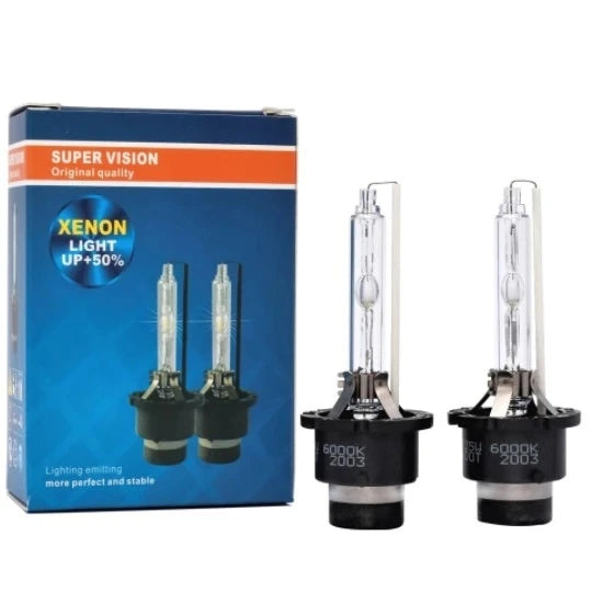 Set 2 becuri auto Xenon D2S, 6000K, 35 W