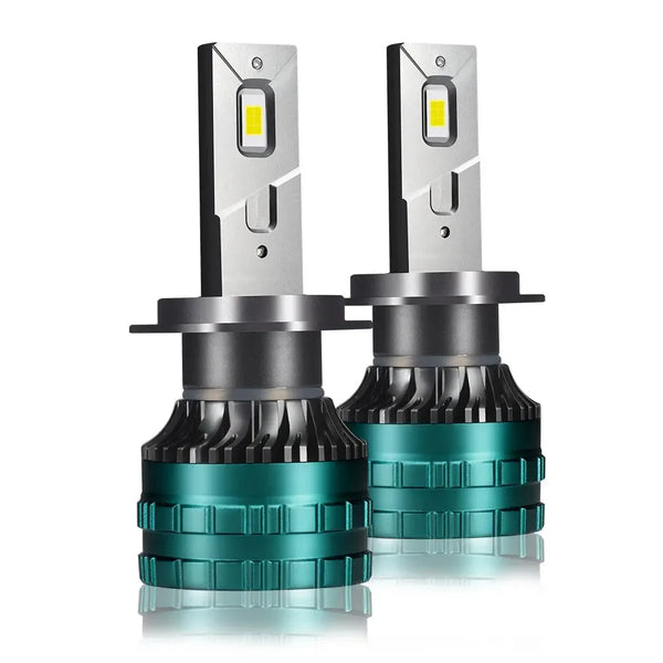 Set 2 x Becuri LED F7 H4 120w, 6500k