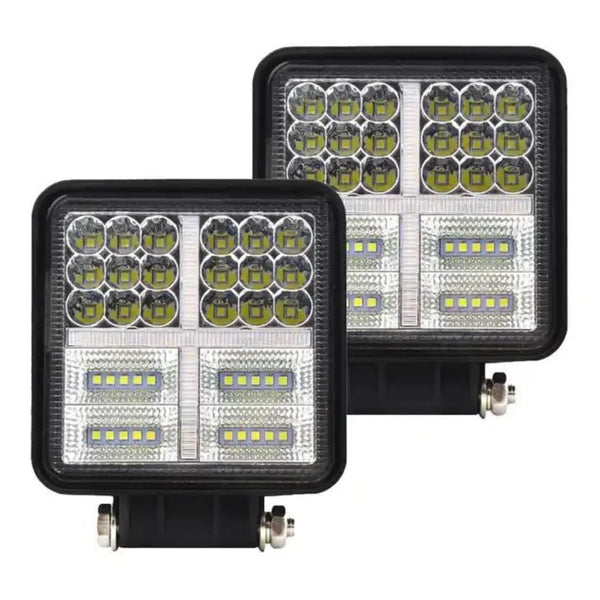 Set 2 x Proiectoare auto 58LED cu stroboscop, 144W/set, 10/30V