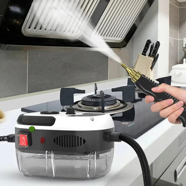 Aparat de curatat cu abur 2500W,Presiune 3 BAR, rezervor 1L, 4 accesorii – Curatare si dezinfectare fara chimicale