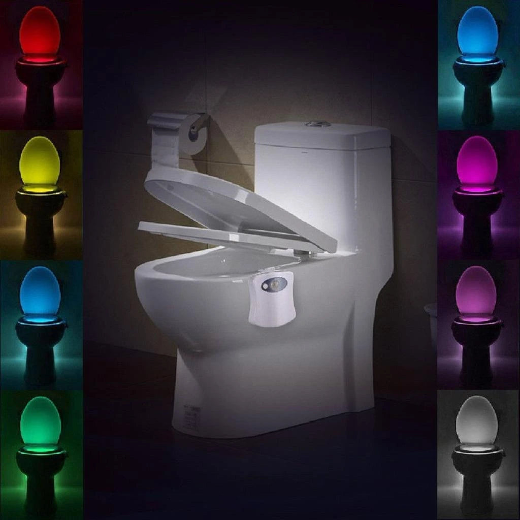 Led pentru vasul de toaleta cu senzor infrarosu de miscare si lumini