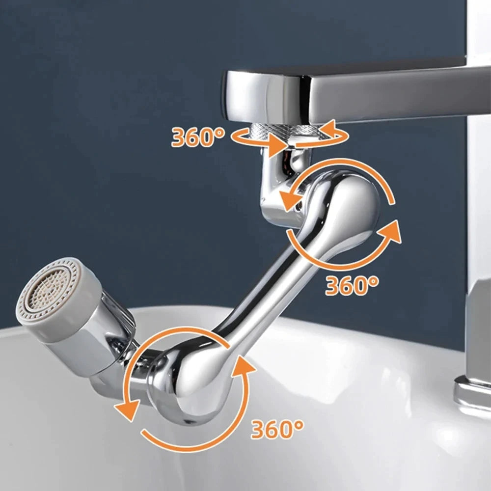 Extensie universala cu  brat rotativ 1080° pentru robinet