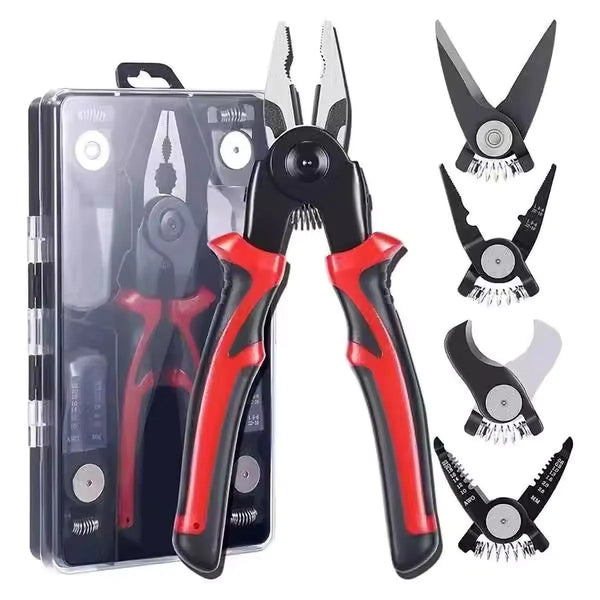 Cleste multifunctional 5 în 1 cu capete interschimbabile
