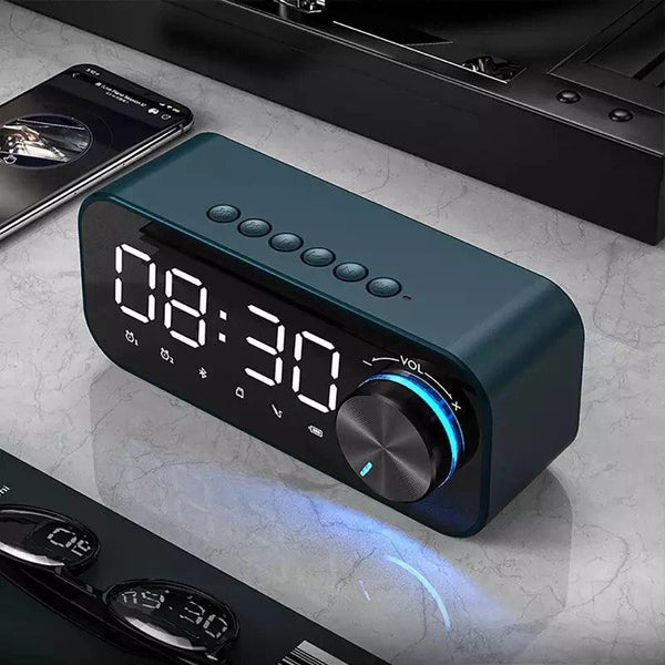 Boxa Portabila cu Ceas Alarma Radio USB Mp3 Bluetooth