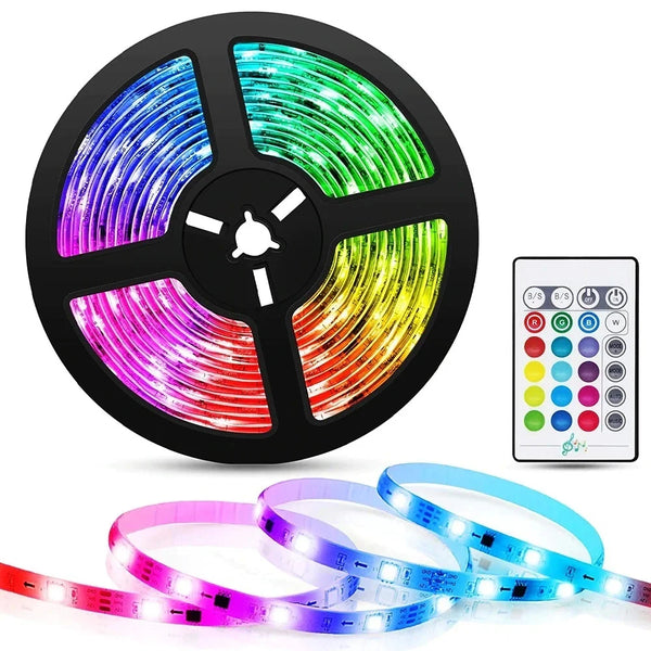 Banda LED RGB, SMD 5050, multicolora,telecomanda,12V-10M/ 15M/ 20M