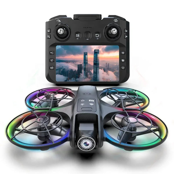 Drona K200 Max cu Camera Dubla HD și Telecomanda cu Ecran 4.3” –Wi-Fi Live și Motor Brushless