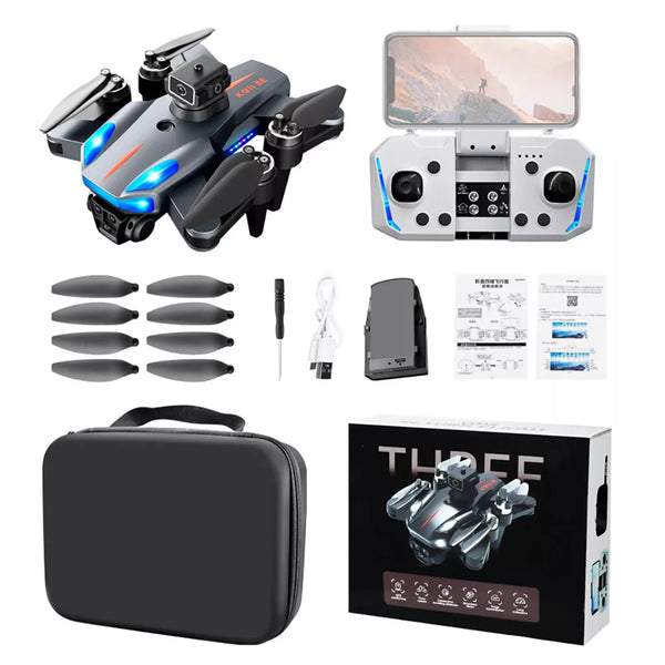 Drona Profesionala K911 SE – Camera Triple 8K, GPS, Motor fara perii, Evitare Obstacole