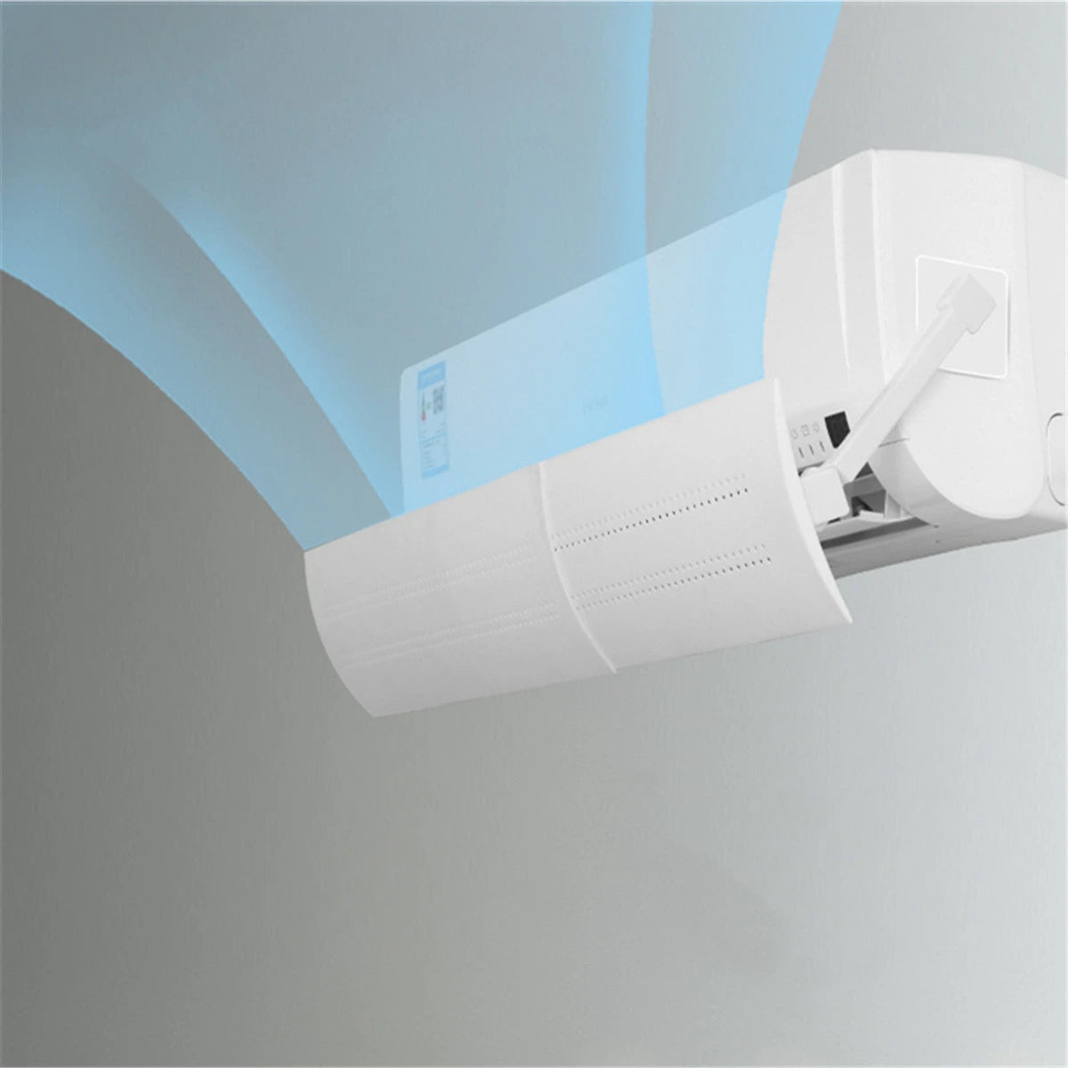 Deflector reglabil pentru aer conditionat, protectie jet de aer rece, 56-108cm