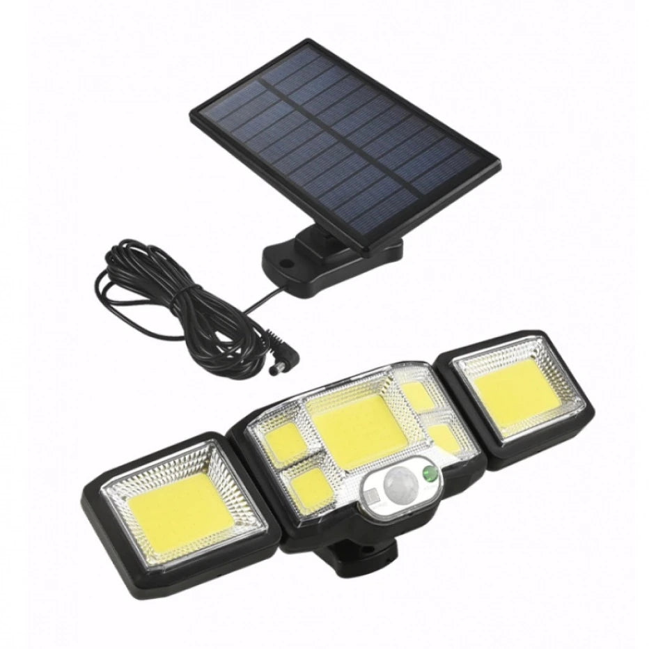 Lampa solara 192 LED cu senzor de miscare si telecomanda