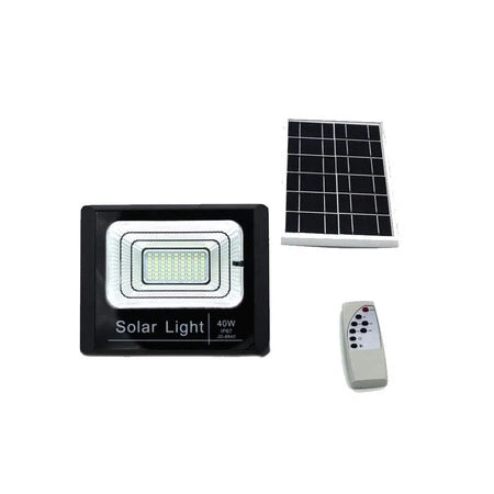 Proiector LED 200 W cu panou solar si telecomanda,waterproof IP66
