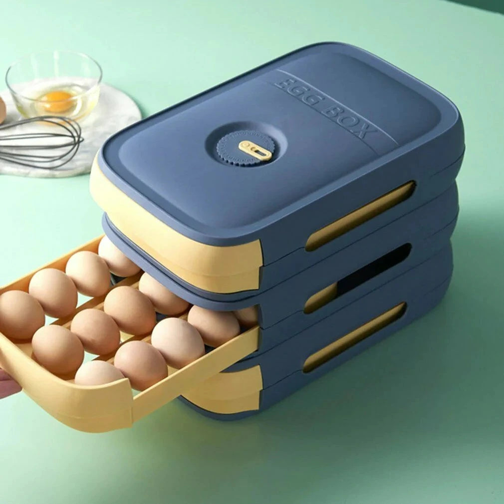 Cutie cu un sertar pentru depozitare oua