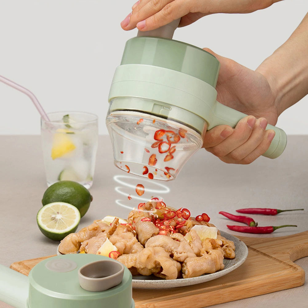Tocator si maruntitor electric pentru alimente si legume 4 in 1