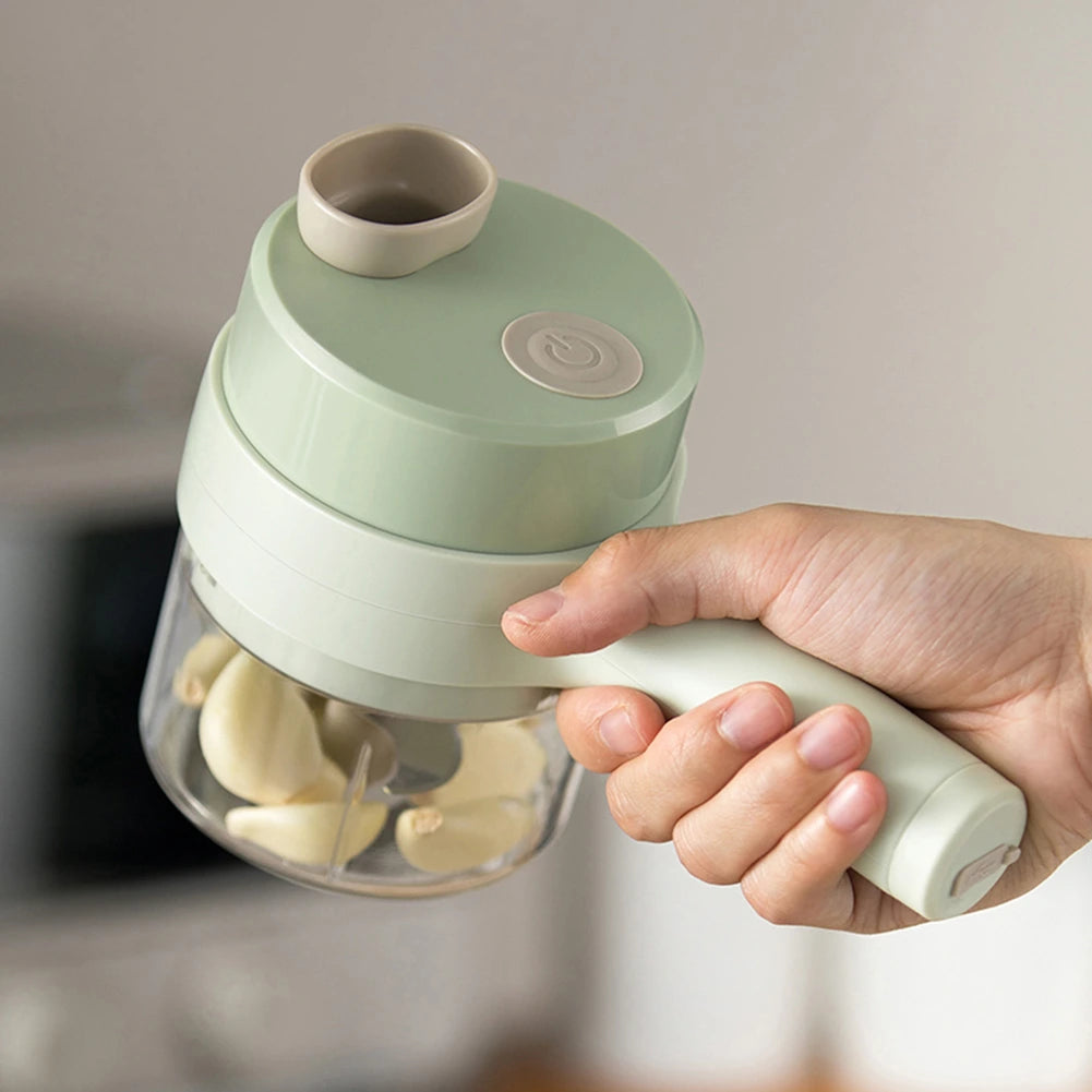 Tocator si maruntitor electric pentru alimente si legume 4 in 1