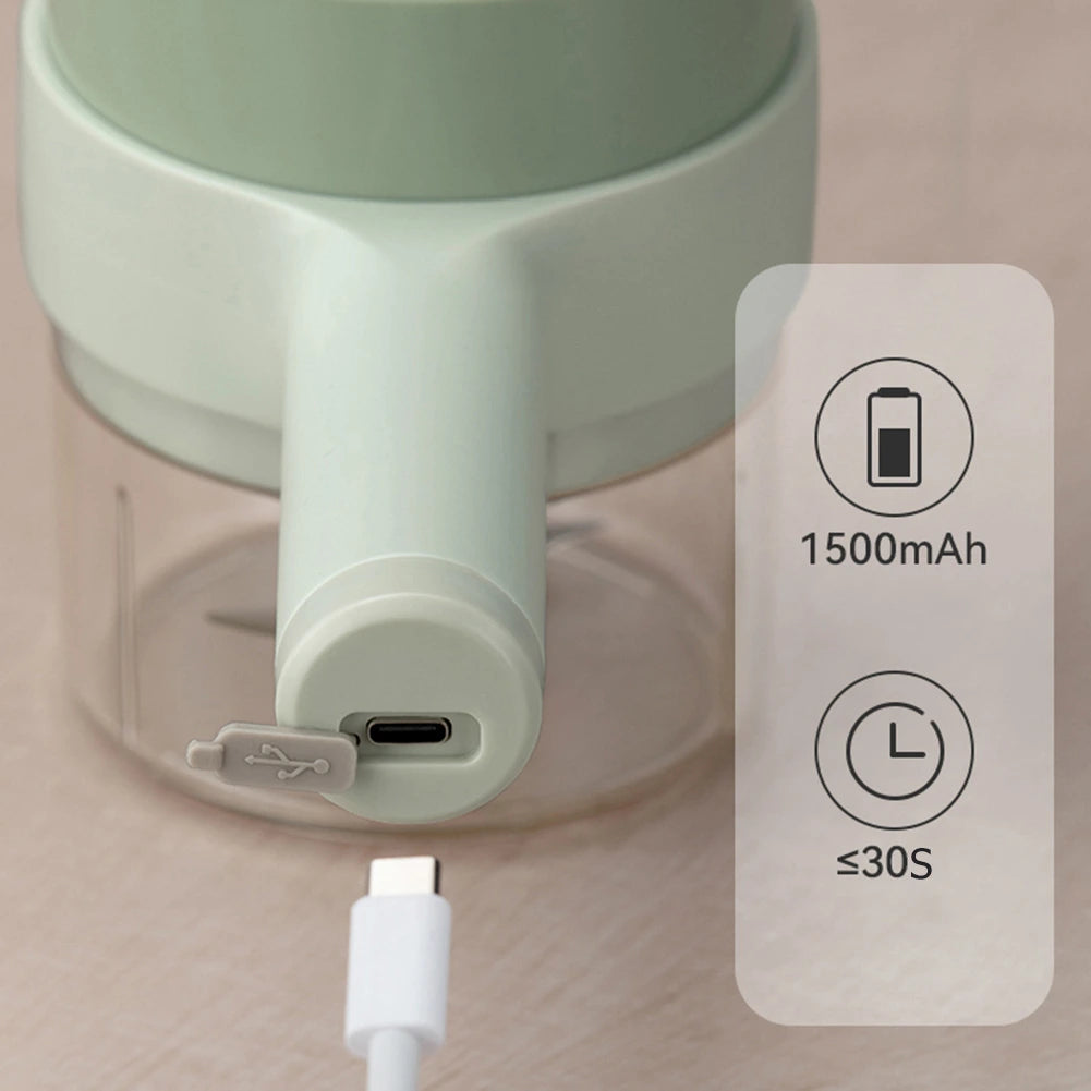 Tocator si maruntitor electric pentru alimente si legume 4 in 1