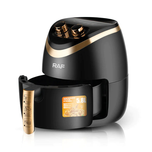 Friteuza electrica profesionala Air Fryer, Smart Pulse, 1500W, 5.8L