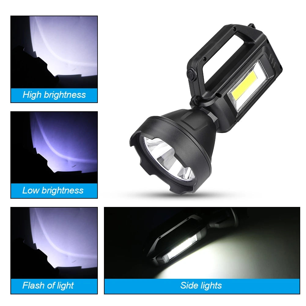 Lanterna cu LED,20 W rezistenta la apa, incarcare solara si USB,functie powerbank