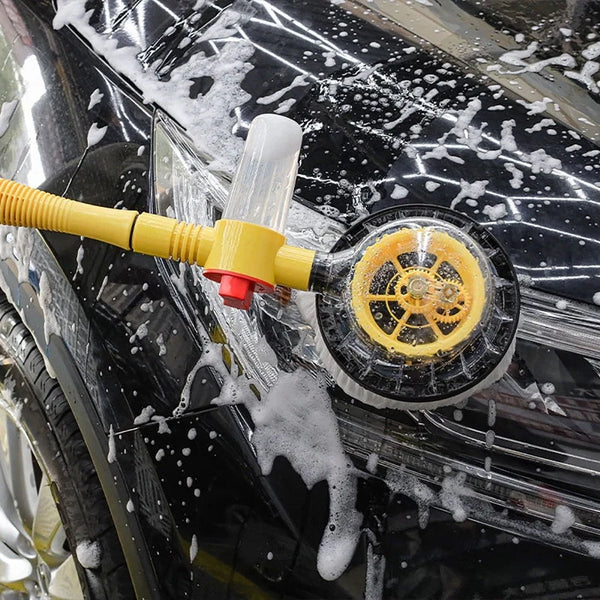 Perie Rotativa pentru Spalare Auto – spumare automata, maner lung 100cm, curatare 360°, presiune ridicata