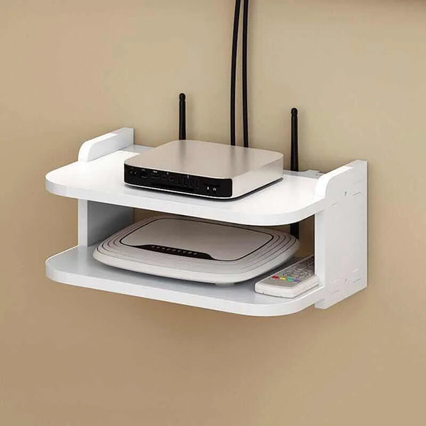 Raft de perete, organizator pentru router si alte accesorii, 20 x 30 cm