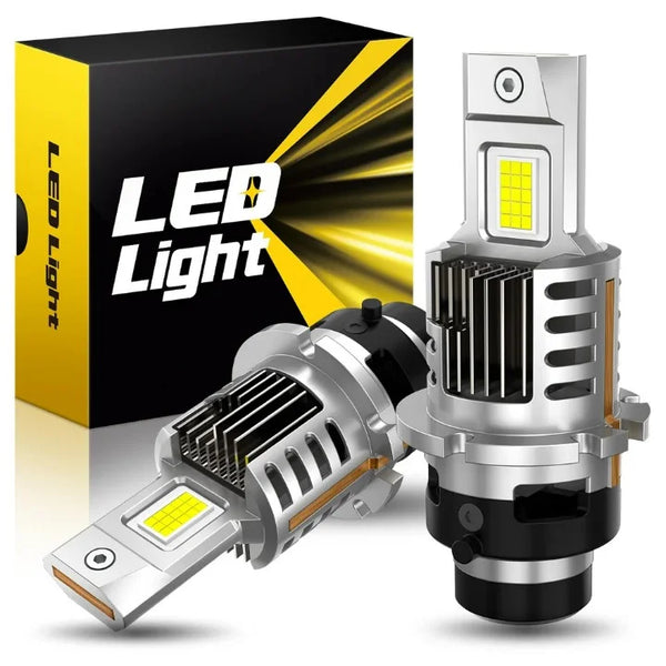Set 2 becuri D2S, LED, 120W, 20000lm, 6500K, Canbus