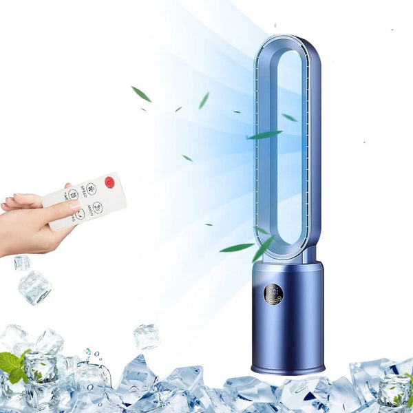 Ventilator fara pale cu purificare HEPA si telecomanda – 3 viteze, oscilatie 120°