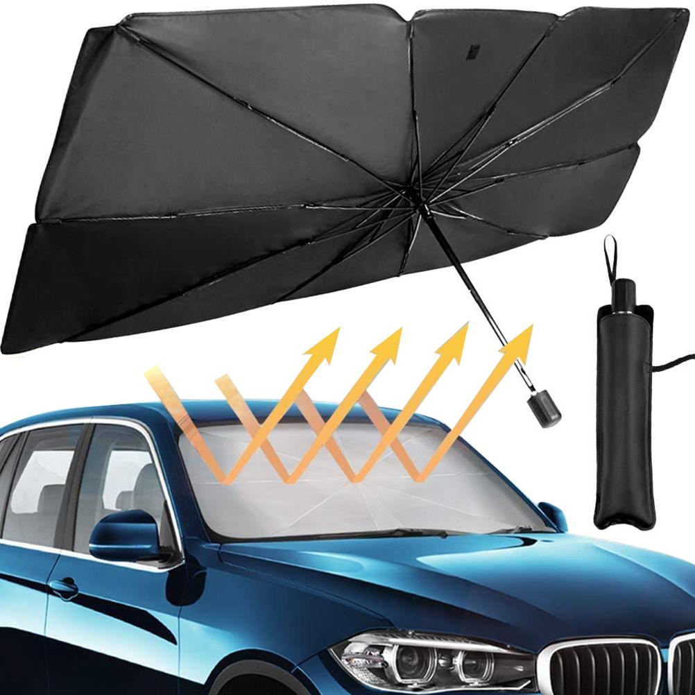 Parasolar pliabil tip umbrela pentru parbrizul masinii - Shopmix
