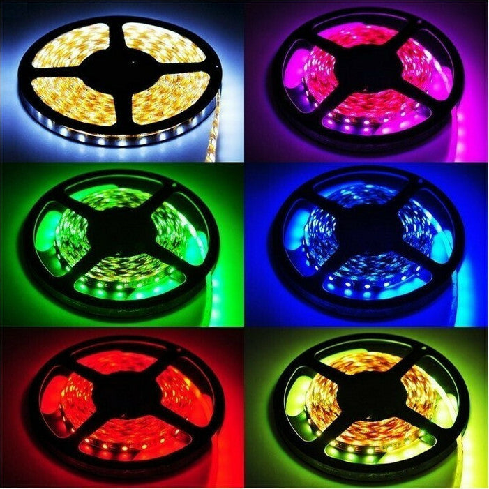 Banda LED RGB, SMD 5050, multicolora,bluetooth,mod muzical,telecomanda,usb,12V-10M/ 15M/ 20M - Shopmix