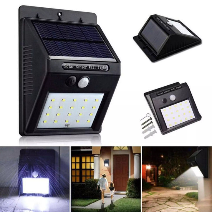 Lampa solara cu senzor miscare 20 LED - Shopmix