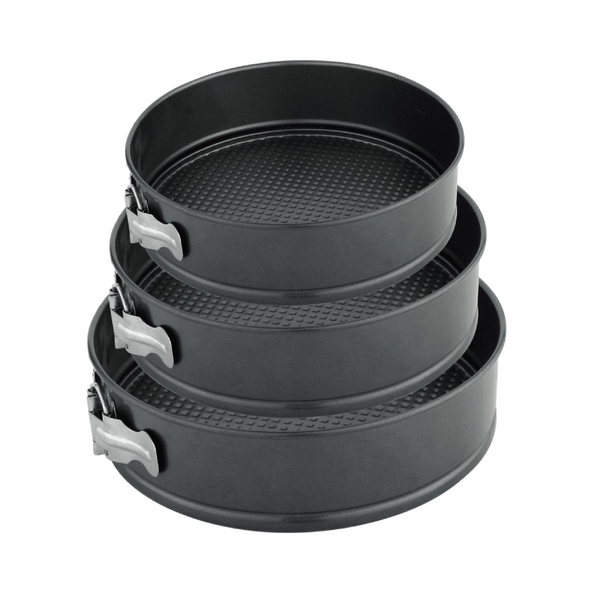 Set 3 forme rotunde pentru tort cu margini detasabile - Shopmix