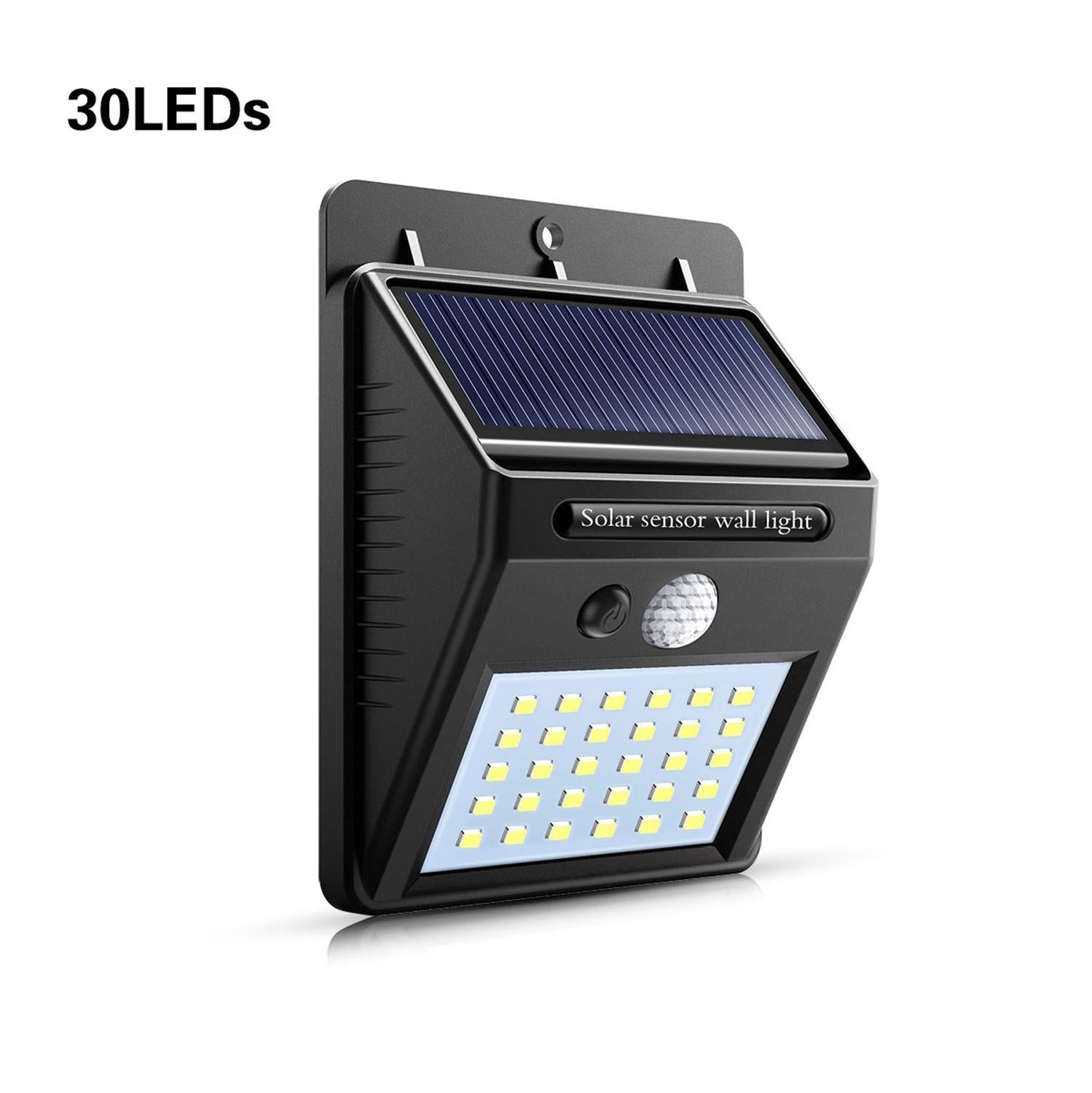 Lampa solara de perete cu senzor miscare 30 LED - Shopmix